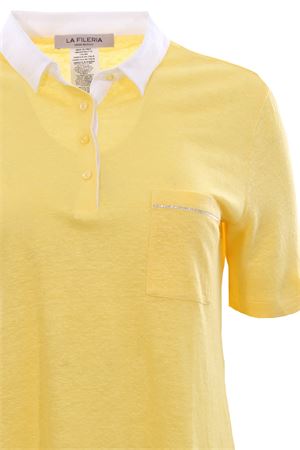 Polo in lino con taschino LA FILERIA | 6021696816312